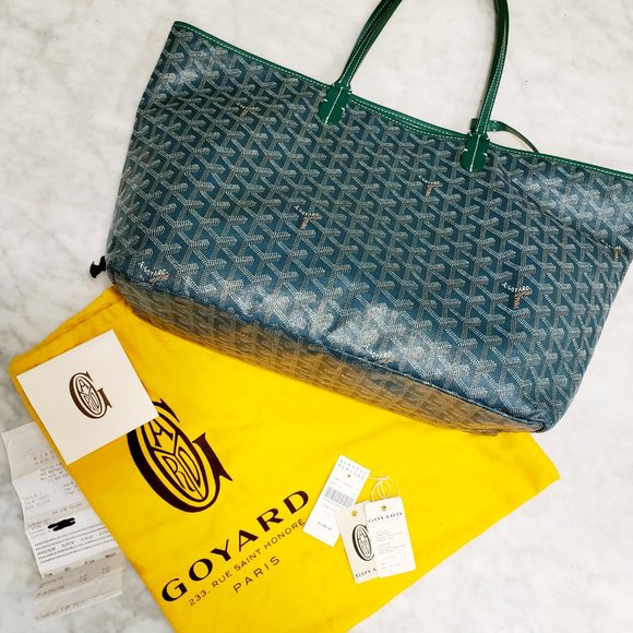 Goyard Handbags - Goyard St Louis Green PM Tote Bag